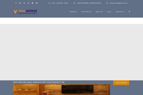Constructo-child theme site design template sample