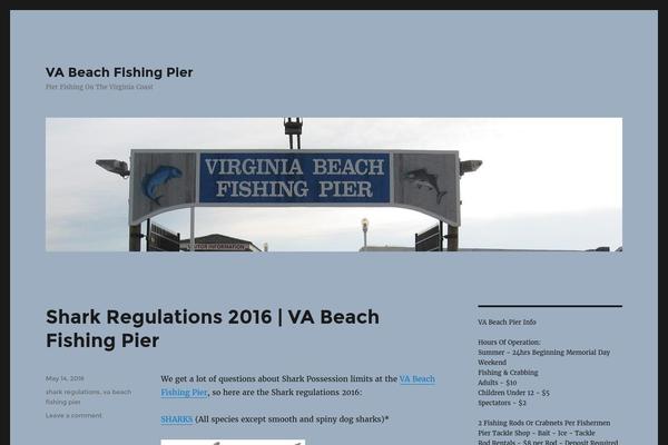 Twenty Fifteen theme site design template sample