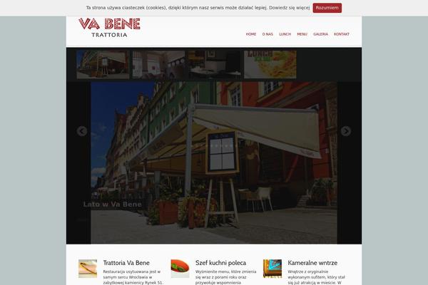 Catalyst theme site design template sample