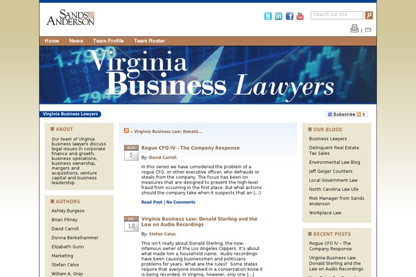 vabizlawyers.com site used Sandsanderson2011