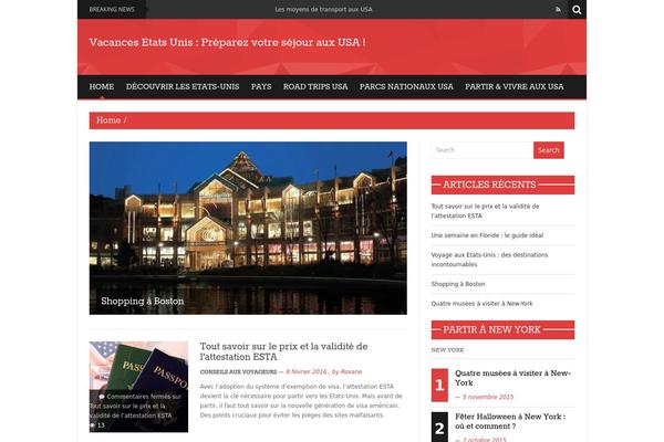 News Mix Light theme site design template sample