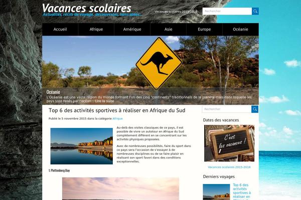 vacances-scolaires.eu site used Traveller