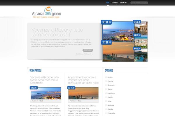 Cream Magazine theme site design template sample