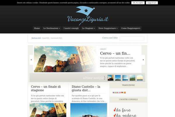 eNews theme site design template sample