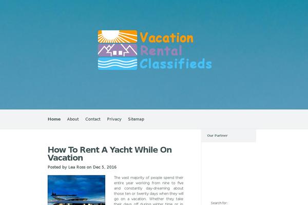 Harmony theme site design template sample