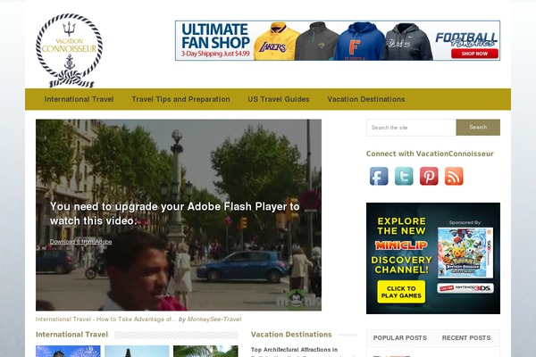 Glamour theme site design template sample