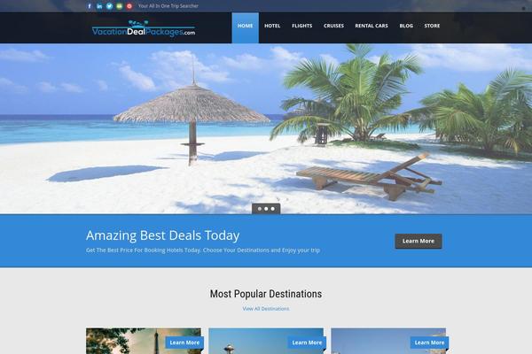 Tour Package V1.02 theme site design template sample
