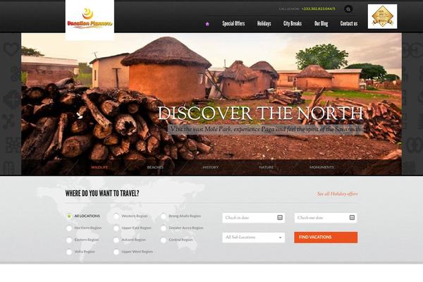 vacationgh.com site used Voyage Parent