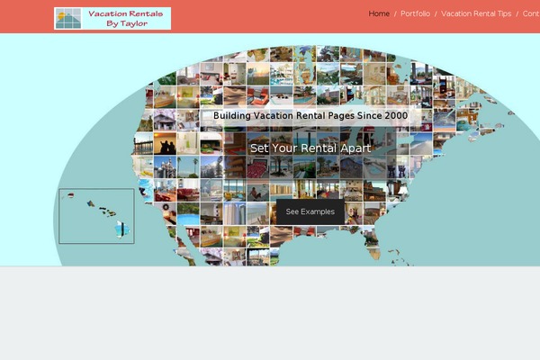vacationrentalsbytaylor.com site used Start Point