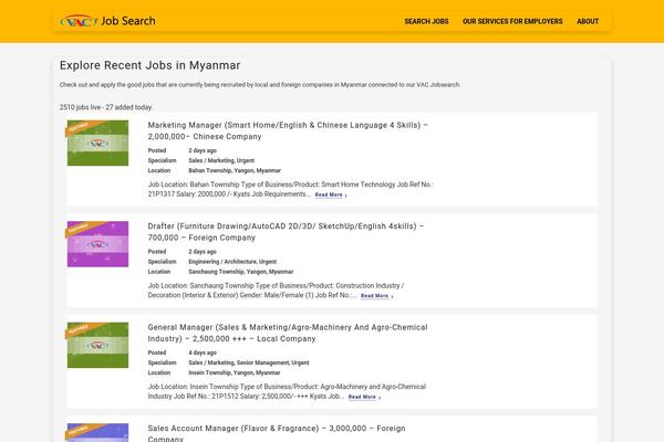 Site using Jobhunt-apply-with-facebook plugin