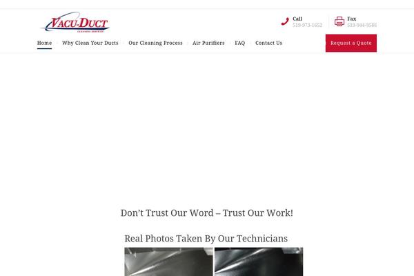 vacu-duct.com site used Vacu-child