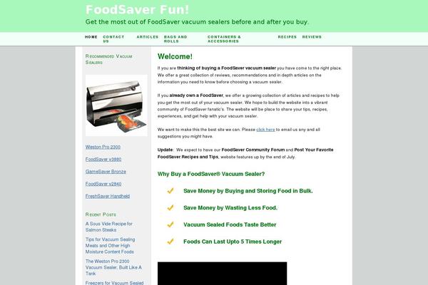 vacuumfoodstorage.org site used Thesis 1.8.1