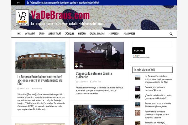FlyMag theme site design template sample