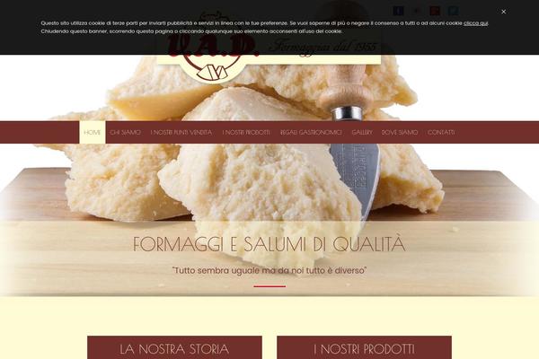 Benissimo theme site design template sample