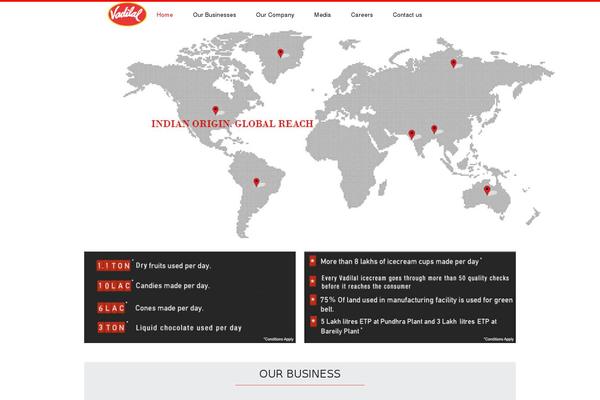 discover theme site design template sample