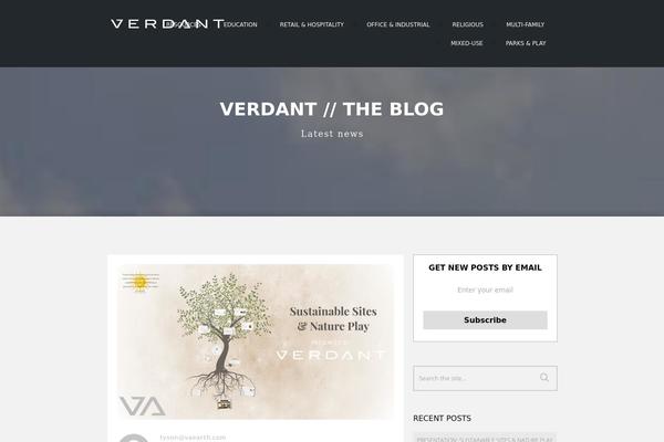 Ananke theme site design template sample