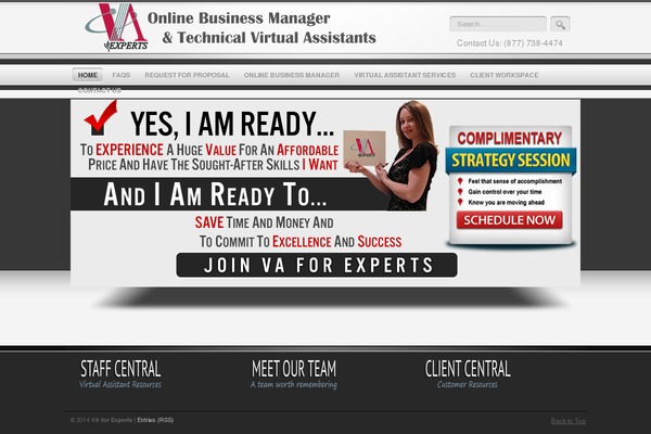 Site using Helios Solutions Responsive category FAQ plugin