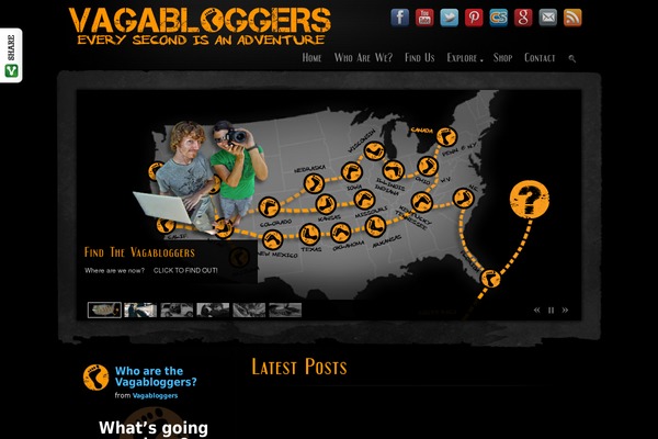 Site using Slick Social Share Buttons plugin