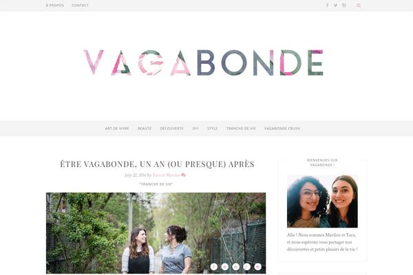 Christine theme site design template sample