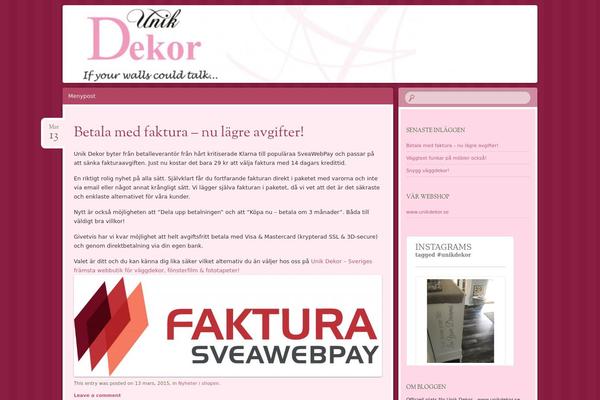 Bouquet theme site design template sample