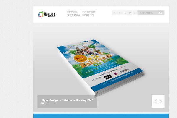 Wunder theme site design template sample