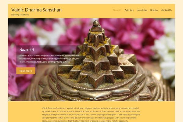 Vds theme site design template sample