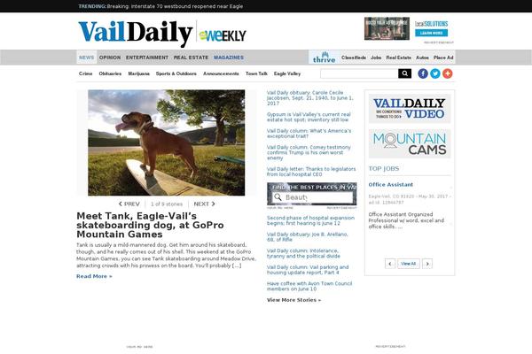 Swift-news-theme theme site design template sample