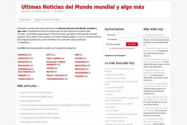 Site using Very Simple Contact Form plugin