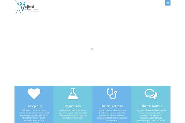 Clinico theme site design template sample