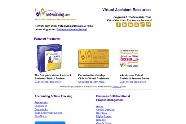 vajot.com site used Vana