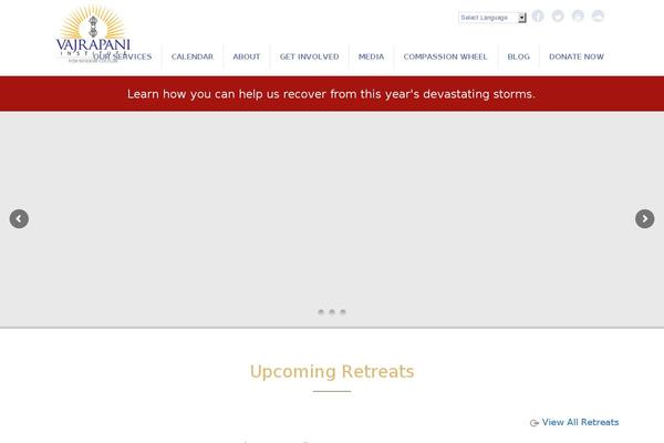 Site using Retreat Booking Guru Connect plugin
