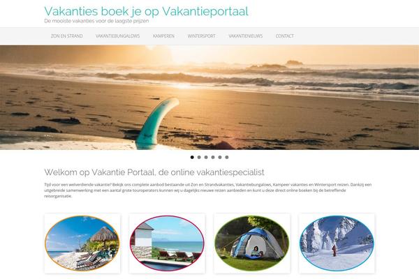 Oceanic theme site design template sample