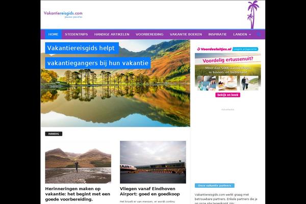 Newsmag Child theme site design template sample