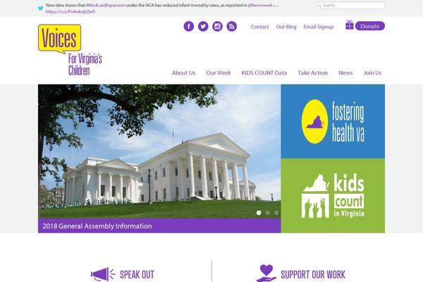 vakids.org site used Voices-fifteen