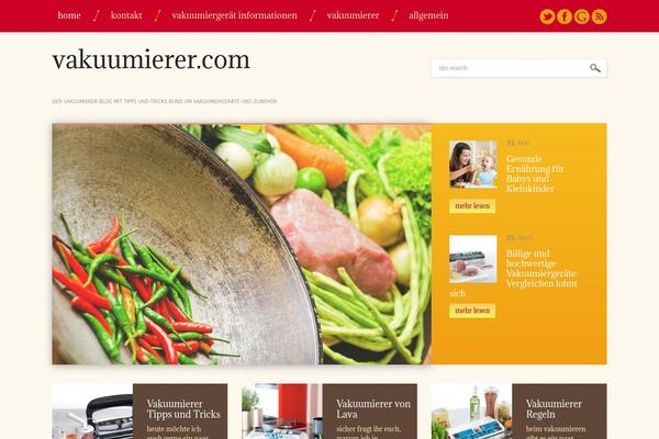 Cherry Framework theme site design template sample
