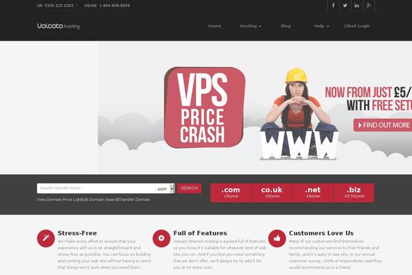 Truehost theme site design template sample