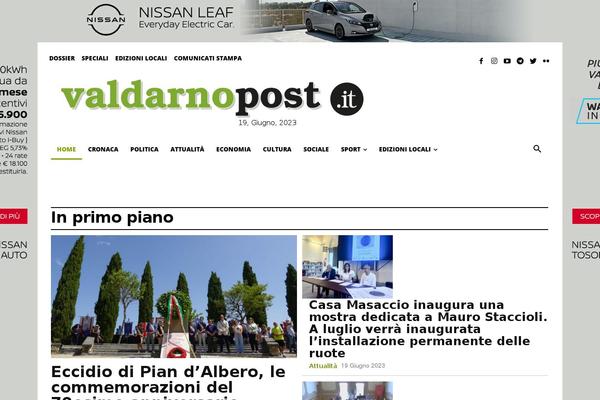 valdarnopost.it site used Vpost