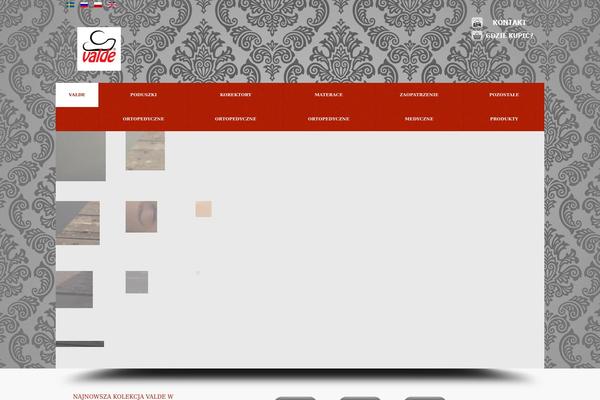 valde.pl site used Velvet-wp