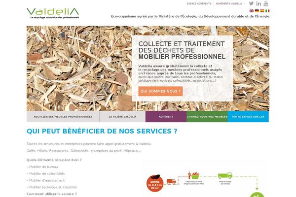 KLEO theme site design template sample