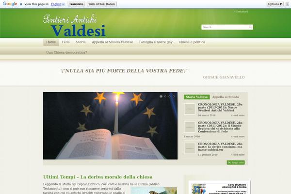 Accende theme site design template sample