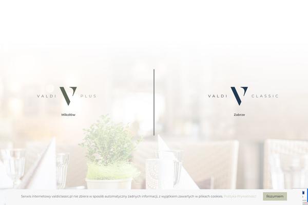 Gastro theme site design template sample