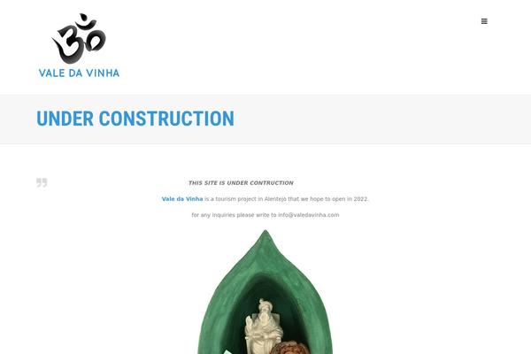 Onepage theme site design template sample