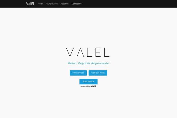 Tesseract theme site design template sample