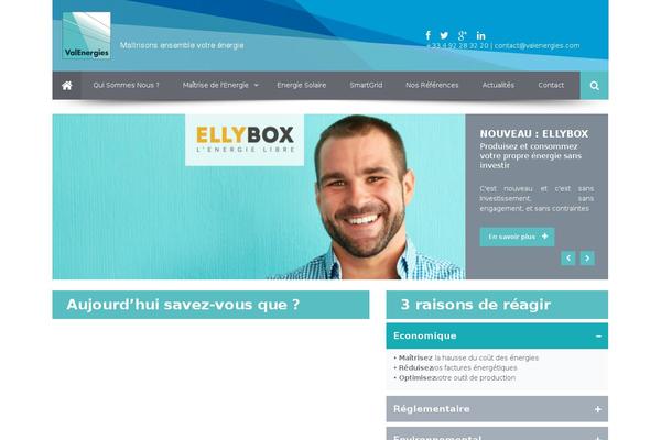 Cacoon theme site design template sample