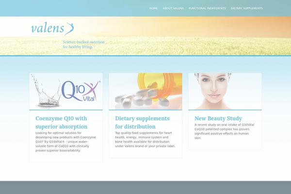 Alizee theme site design template sample