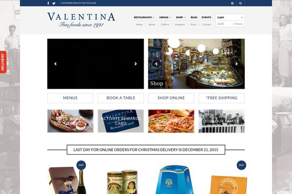 valentinafinefoods.com site used Splits