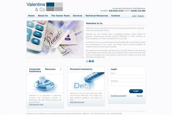 valentine-co.com site used Valentine