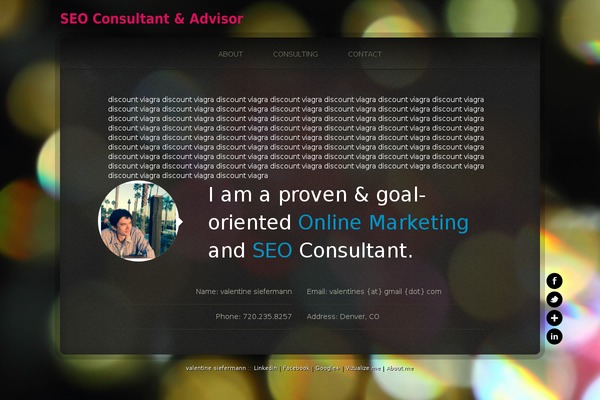 Veecard theme site design template sample