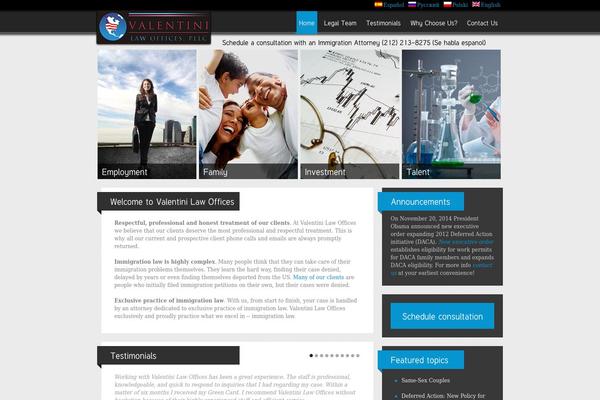 Impresa theme site design template sample