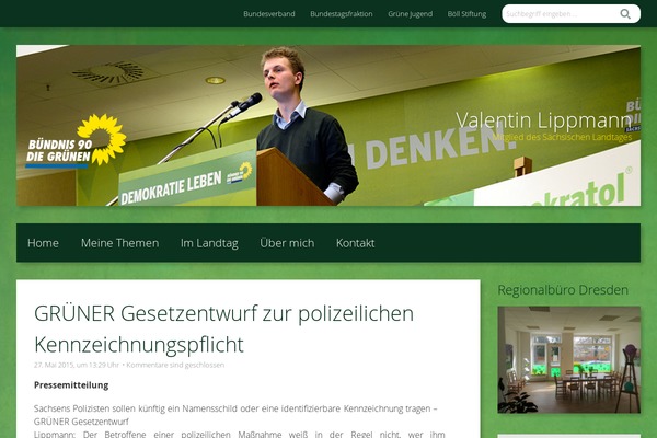 valentinlippmann.de site used Urwahl3000_childtheme